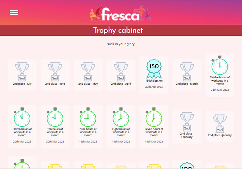 Fresca trophy cabinet